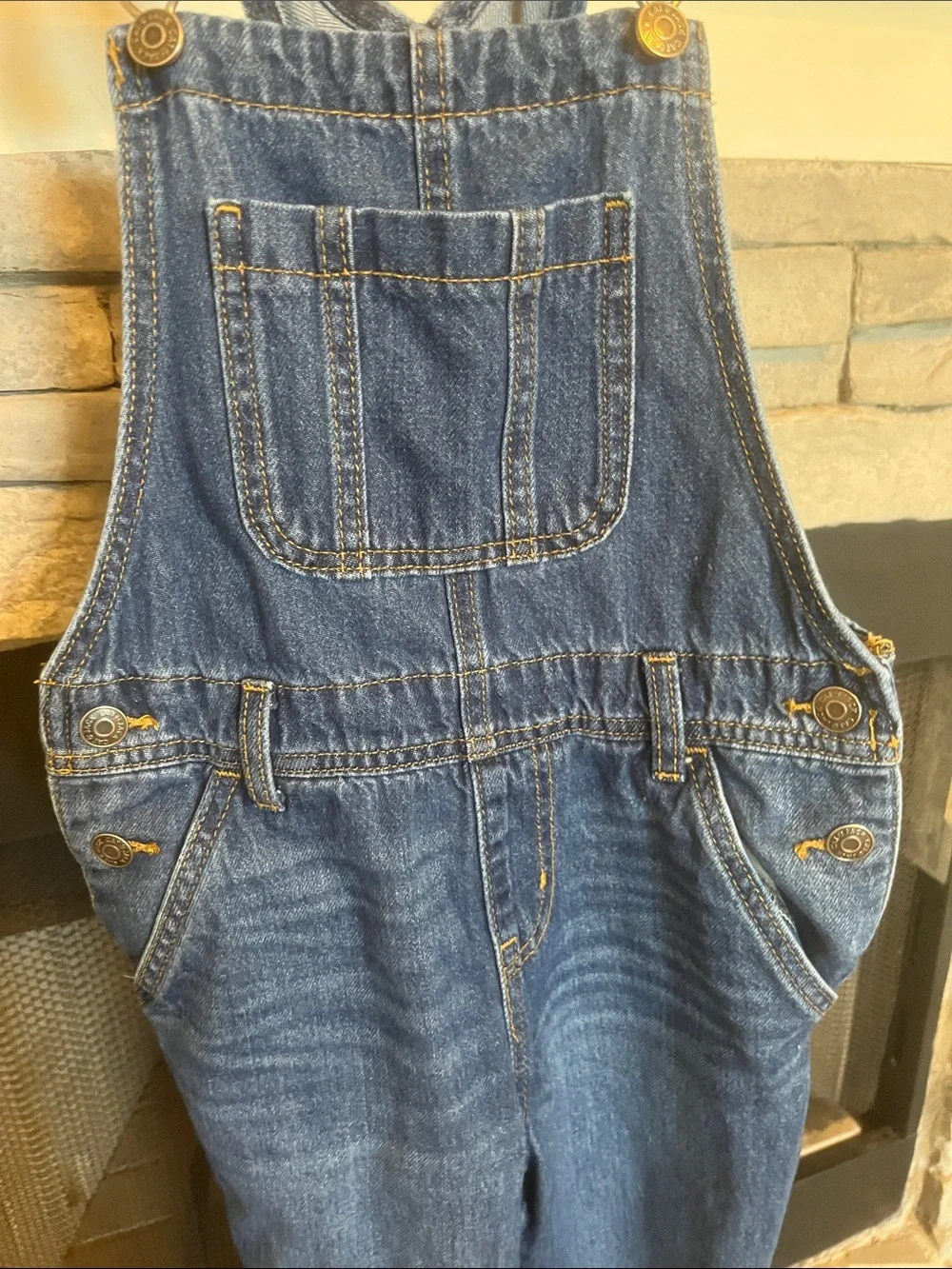 Girls Denim Overalls